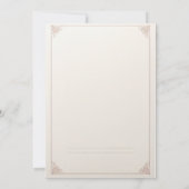 LGBT Floral Faire-part de mariage (Dos)