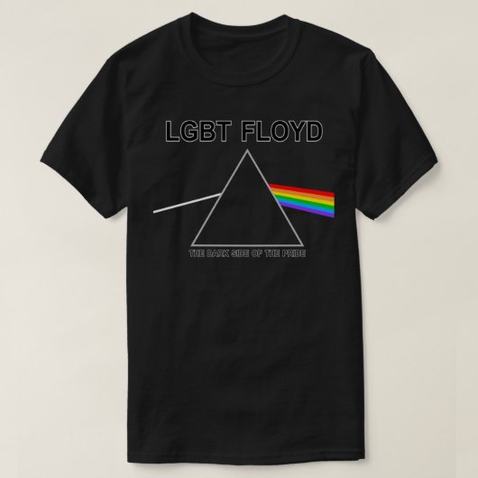LGBT FLOYD, face sombre du T-shirt de la fierté (Design devant)