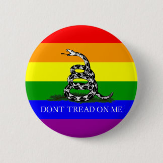 LGBT Gadsden Ronde Button 5,7 Cm