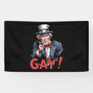LGBT Gay Ally Pride Maand Funny Spandoek
