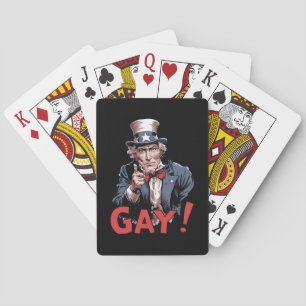 LGBT Gay Ally Pride Maand Grappig Pokerkaarten