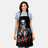 LGBT Gay Ally Pride Maand Grappig Schort (Gedragen)