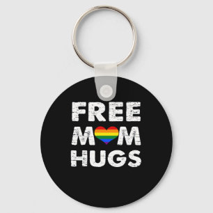 LGBT Gay Lesbian Pride Free Mam Hugs Sleutelhanger