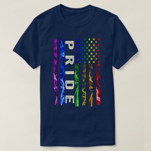 LGBT Gay Pride FlagGay Pride 2022 Costume Cool Gif T-shirt (Design voorkant)