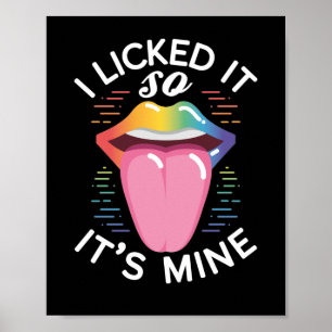 LGBT Gay Pride Maand ik gaf het zo zijn mijn Poster