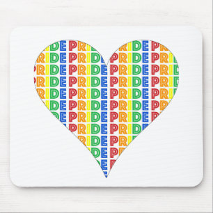 LGBT Gay Pride Month Celebration Rainbow Heart Muismat