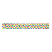 LGBT Gay Pride Month Celebration Rainbow Letters Lint (Voorkant)