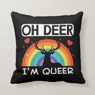 LGBT Gay Pride Month Oh Hert Ik Ben Queer Regenbo Kussen