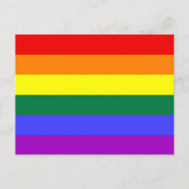 LGBT Gay Pride Rainbow Briefkaart