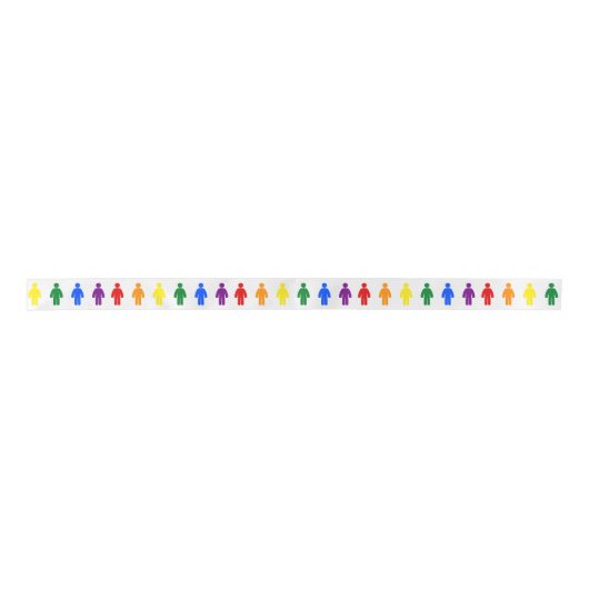 LGBT Gay Pride Rainbow Figures Lint (Voorkant)