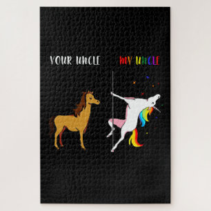 LGBT Gay Pride Rainbow Flag Custom Cadeaubon Legpuzzel