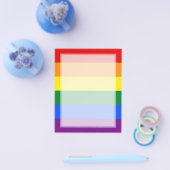 LGBT Gay Pride Rainbow Flag Stripe Flyer (Enkel)