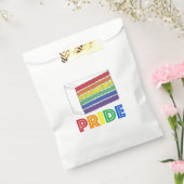 LGBT Gay Pride Rainbow Layer Weddencke Slice Bedankzakje (Gezegeld)