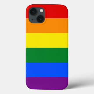 LGBT Gay Pride Regenboogvlag 6 Stripes iPhone 13 Hoesje