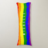 LGBT Gay Queer Pride Celebration Lichaamskussen (Voorkant Verticaal)