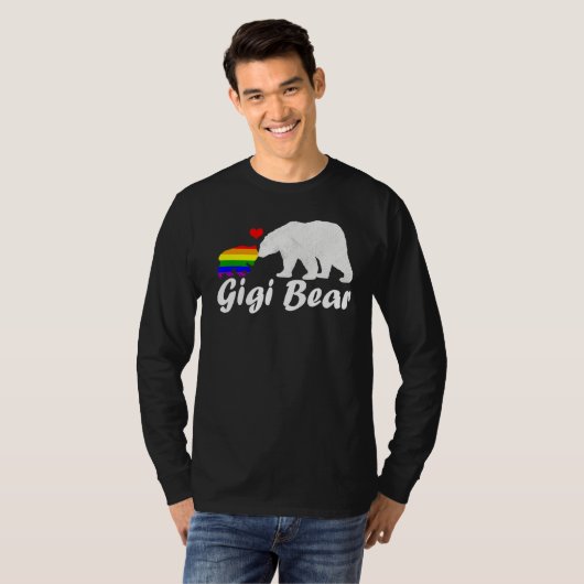 Lgbt Gigi Beer Gay Pride Equal Rights Rainbow T-shirt (Voorkant volledig)