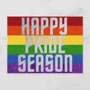 LGBT Glitter Happy Pride Season Kaart