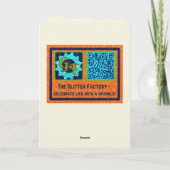 LGBT Glitter Ja, dat ben ik. Komende Kaart (Achterkant)