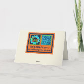 LGBT Glitter Pride Flag Card Kaart (Achterkant)