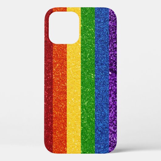 LGBT Glitter Rainbow Pride Flag Case-Mate iPhone Case (Achterkant)