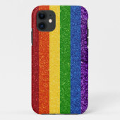 LGBT Glitter Rainbow Pride Flag Case-Mate iPhone Case (Achterkant)