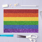LGBT Glitter Rainbow Pride Flag Tissuepapier (Craft)