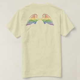 LGBT Glitter Rainbow Wings T-shirt