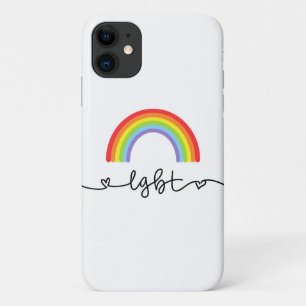 LGBT-harten en regenbogen iPhone 11 Hoesje