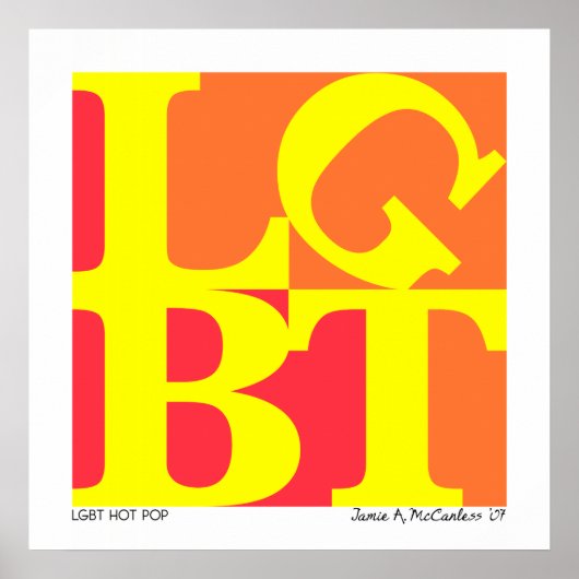LGBT Hot Pop Poster (Voorkant)