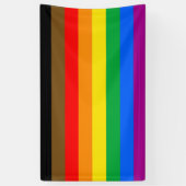 LGBT INCLUSIEVE PRIDE (mensen met een kleurpride) Spandoek (Verticaal)