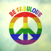 LGBT is geweldig Raamsticker (Vel 3)