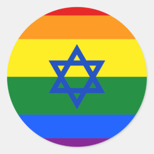 LGBT Israel Ronde Sticker