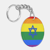 LGBT Israël Sleutelhanger (Voorkant Links)