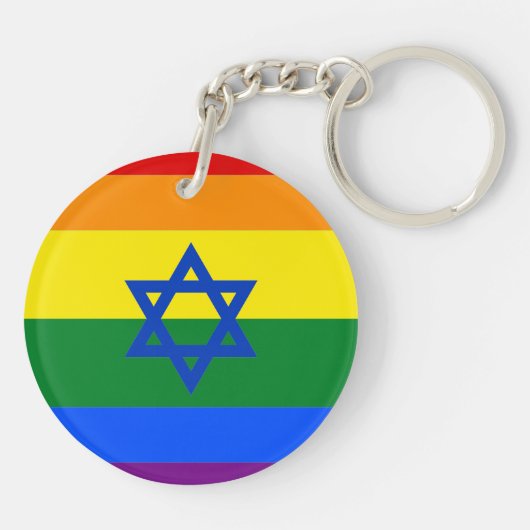 LGBT Israël Sleutelhanger (Achterkant)