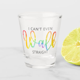 LGBT kan ik niet eens lopen met direct opgeblazen Shot Glas
