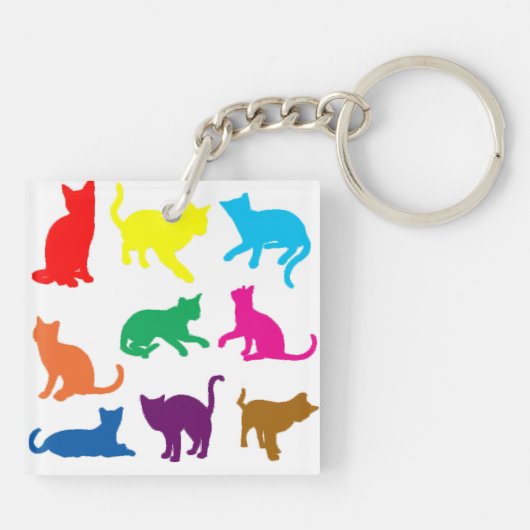LGBT-katten Sleutelhanger (Achterkant)
