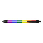 LGBT-kleuren Zwarte Inkt Pen (Achterkant)