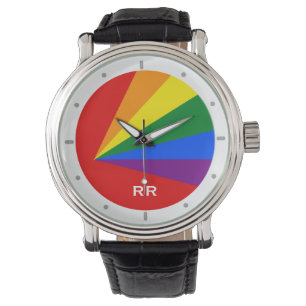 LGBT Kleurenregenboogpride Wristwatch Horloge