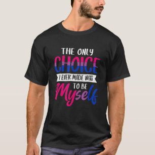 LGBT kon alleen maar zelf biseksueel steunen T-shirt