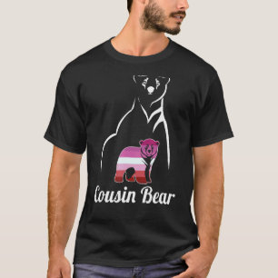 Lgbt Lesbian Cousin Beer Lesbian Pride Flag T-shirt