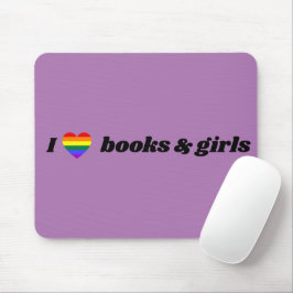 LGBT Lesbian I Love Books and Girls Muismat