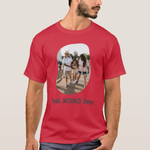 LGBT LGBTQ Best Moms Ever Aangepaste foto van lesb T-shirt