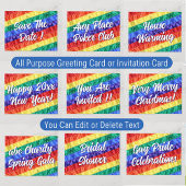 LGBT LGBTQ Maak Uw Eigen Aangepaste Tekst Alle Doe Kaart