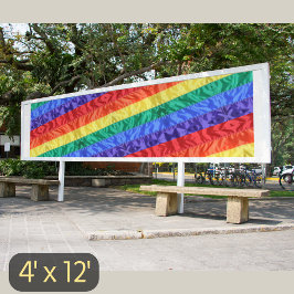 LGBT LGBTQ Rainbow vlag gay pride regenboogstrepen Spandoek
