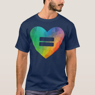 LGBT Liefde is Liefde Gelijkheid Regenboog Hart Ge T-shirt