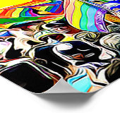 LGBT Love is Beauful Parade Rainbow POSTER (Hoek)