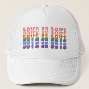 Lgbt Love is Love Colorful Trucker Pet