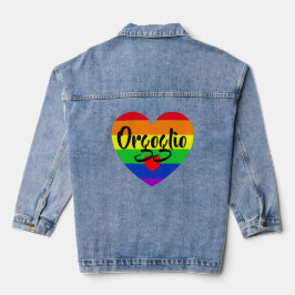 #LGBT #love #pride #gay #lesbian #freedom #parade Denim Jacket