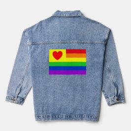 #LGBT #love #pride #gay #lesbian #freedom #parade Denim Jacket