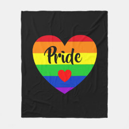 #LGBT #love #pride #gay #lesbian #freedom #parade Fleece Deken